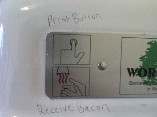 The Bacon Hand Dryer