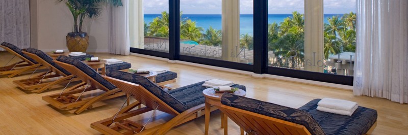 Spa Relaxation Room at Hyatt Regency, Waikiki Beach, Oahu