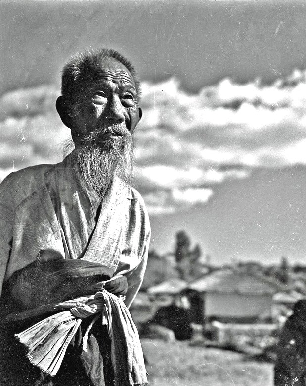 Aged Korean Man Near Seoul, South Korea