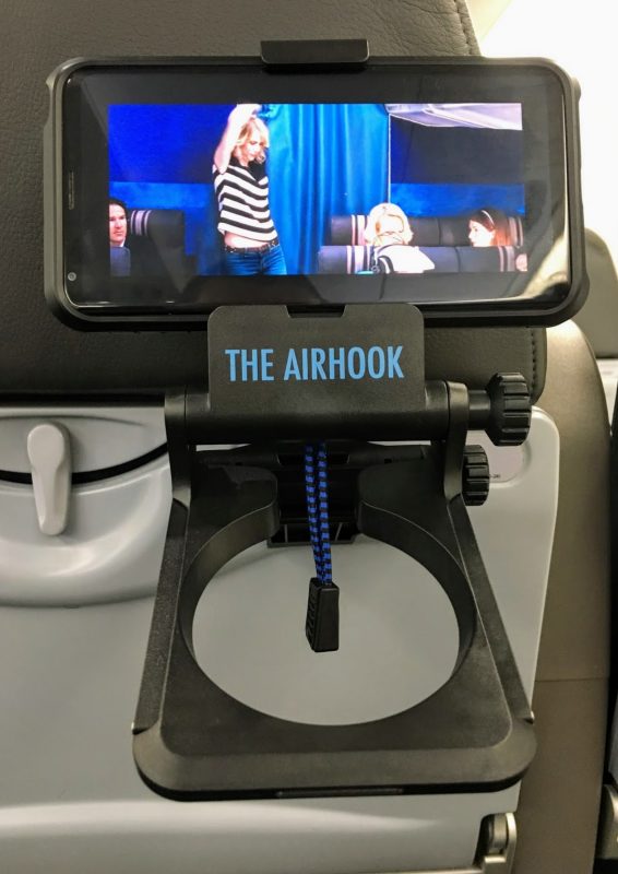 Review: The Airhook Personal Electronic Device Travel Holder