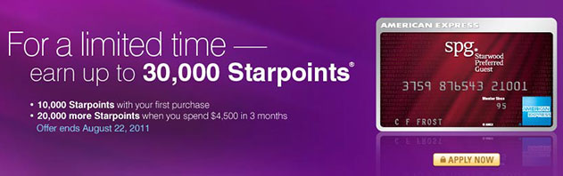 American Express Starwood Preferred Guest Credit Card