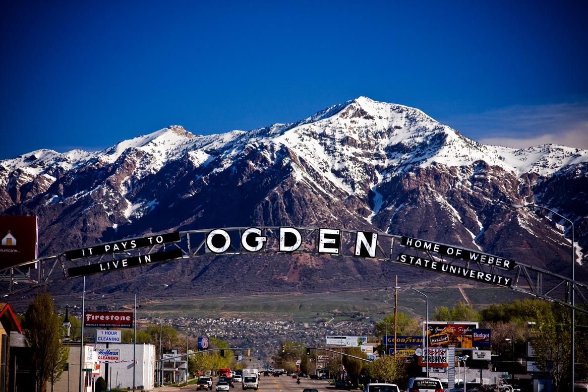 Welcome Sign in Ogden, Utah