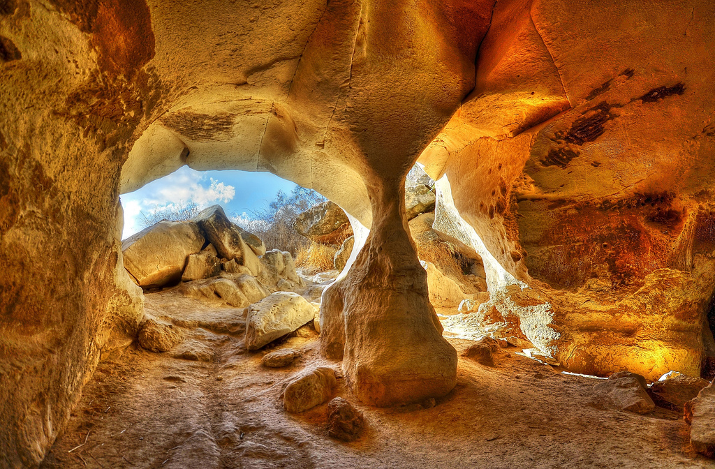 Entrance to Bell Caves, Israel