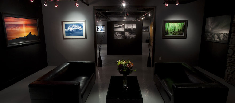 Interior of Blake Jorgenson Gallery, Whistler, British Columbia