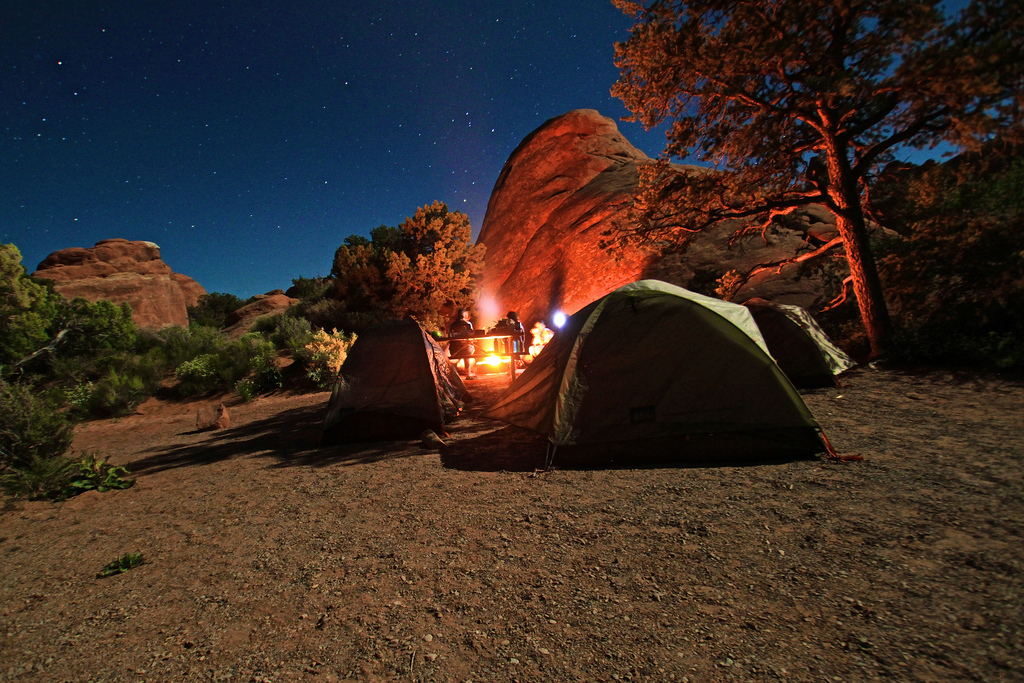 Camping in Arches National Park