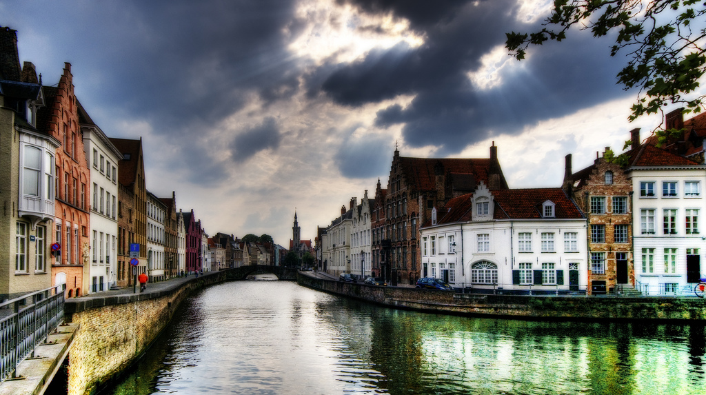 The Canal in Bruges, Belgium