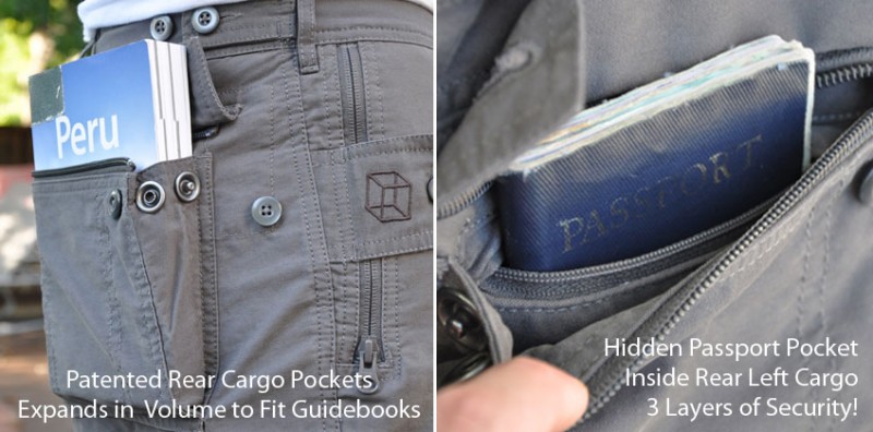 Clothing Arts P^Cubed Pick-Pocket Proof Travel Pants
