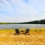 Lake Chairs at CreekFire Motor Ranch in Savannah, Georgia