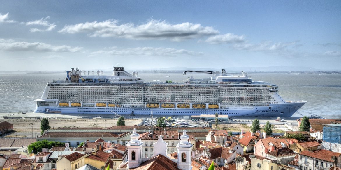 Cruise Ship in Lisbon, Portugal