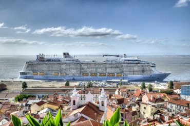 Cruise Ship in Lisbon, Portugal