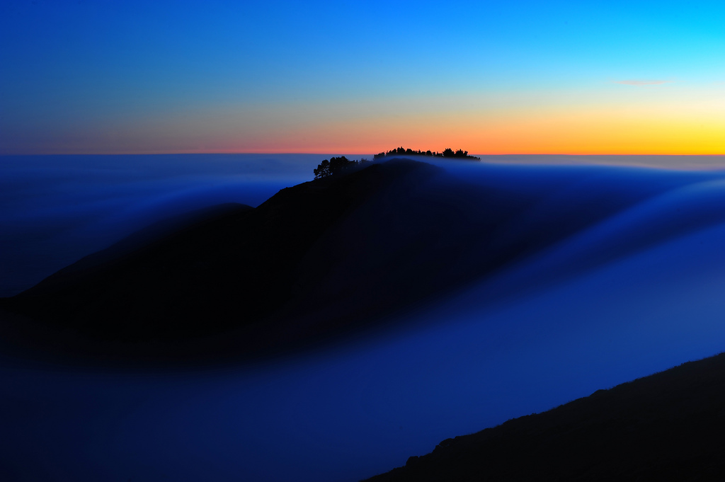 A Foggy Dreamscape Near San Francisco, California