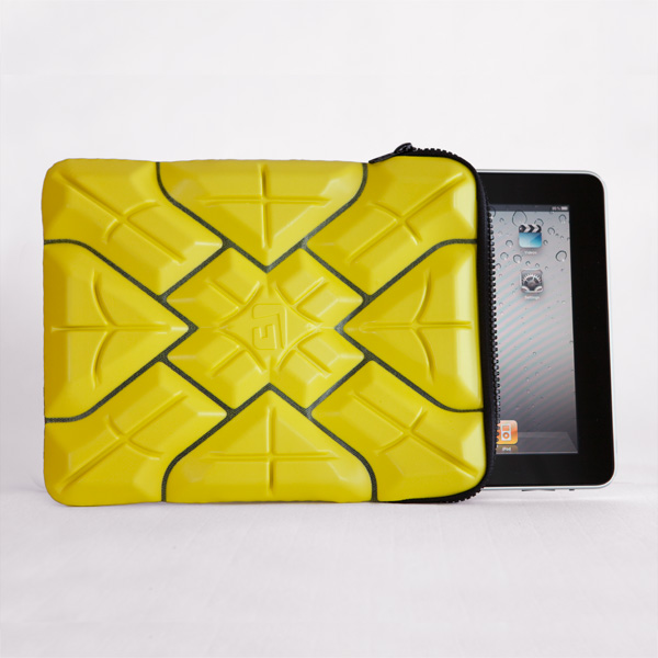 G-Form iPad Extreme Sleeve 2 Case (yellow)