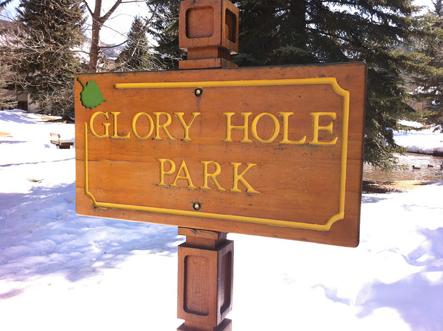 The Snarky Vagabond: Welcome to Aspen’s Glory Hole Park.