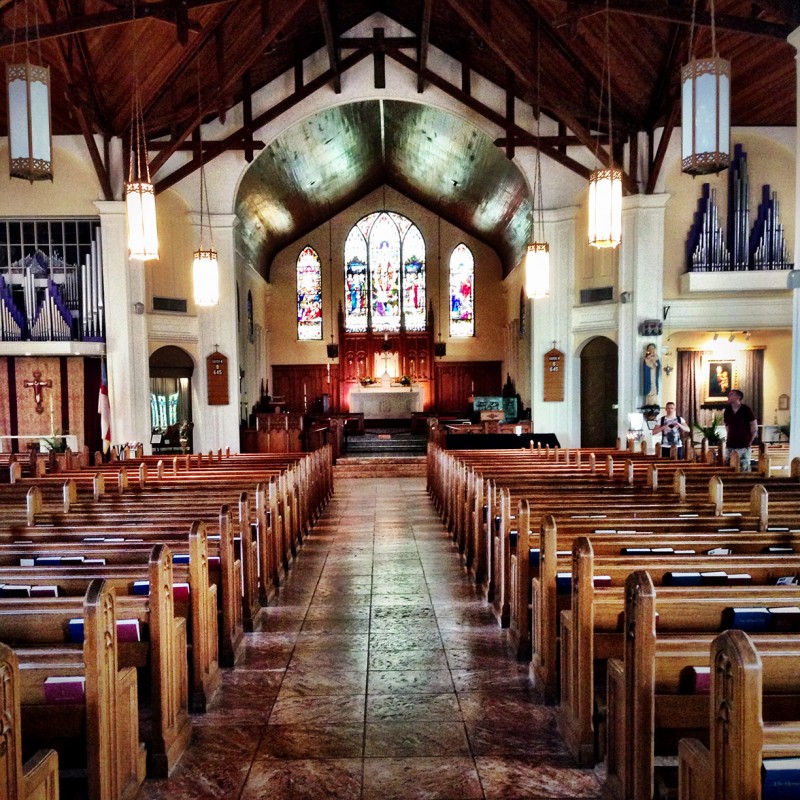 Haunted church in Key West, Florida