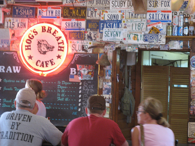 Inside Hog's Breath Saloon, Key West