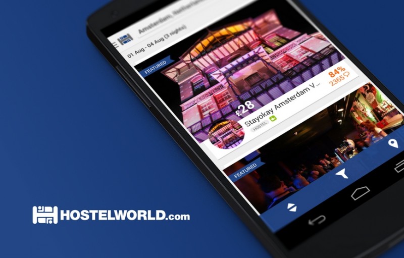 Hostelworld Mobile Travel App (Android)