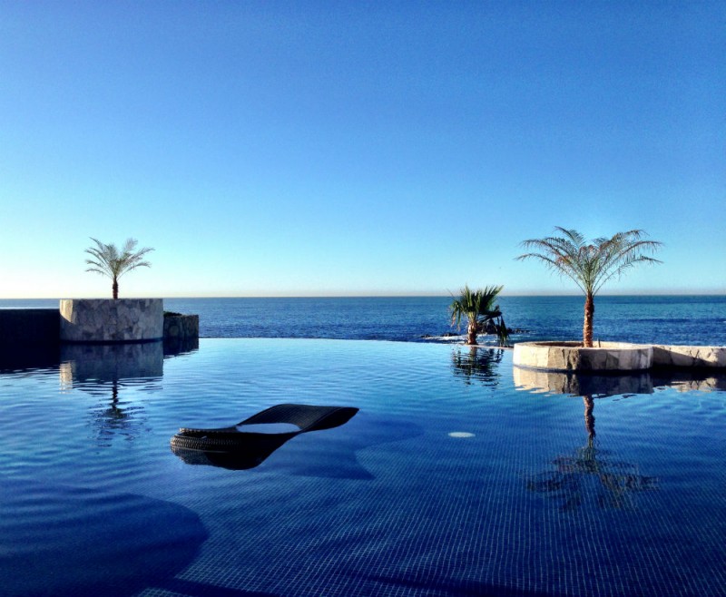 View from the Infinity Pool at Hacienda Encantada, Mexico