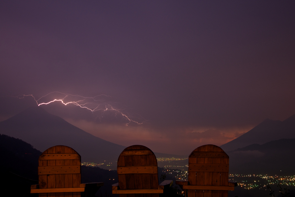 Lightning Over Antigua, Guatemala