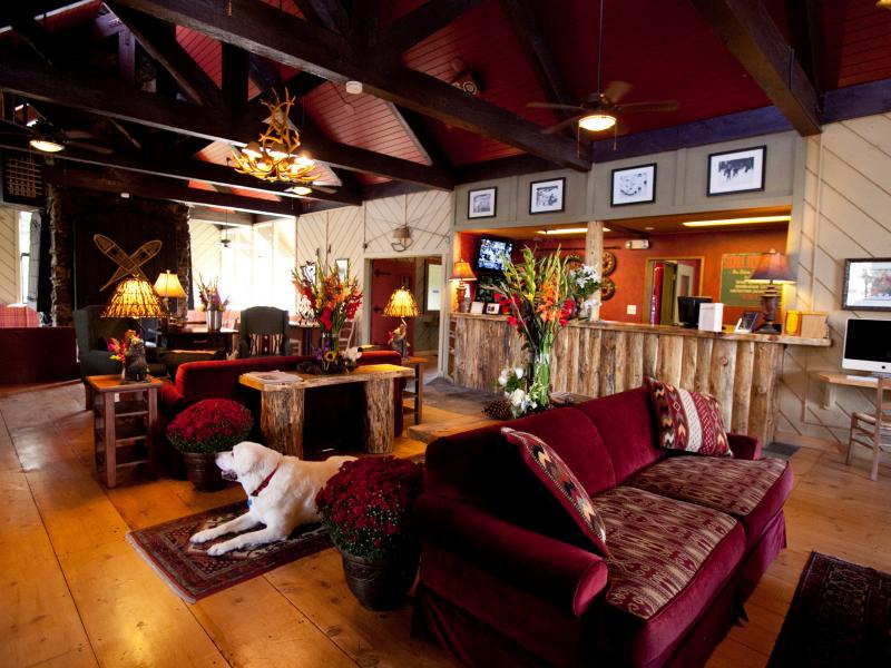 The Lobby at Sierra Nevada Resort in Mammoth Lakes, California