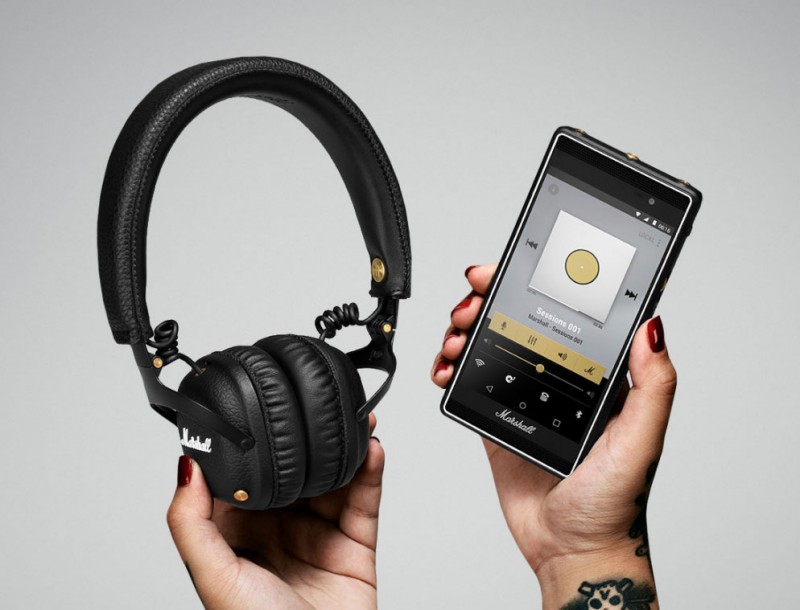 Marshall Mid Bluetooth Headphones with Smartphone