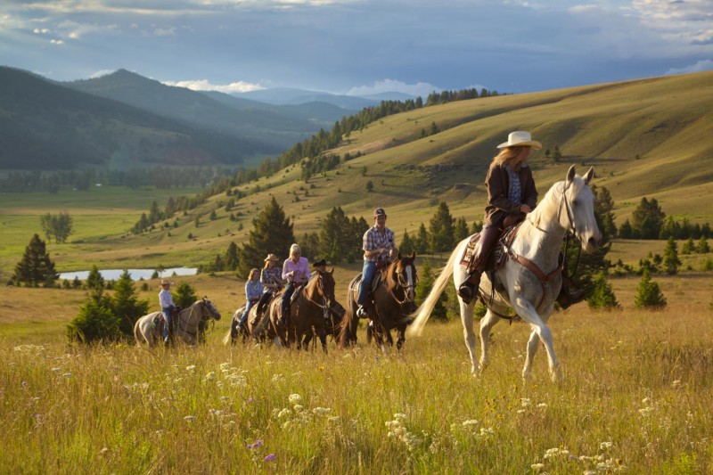 Horseback Riders in Montana