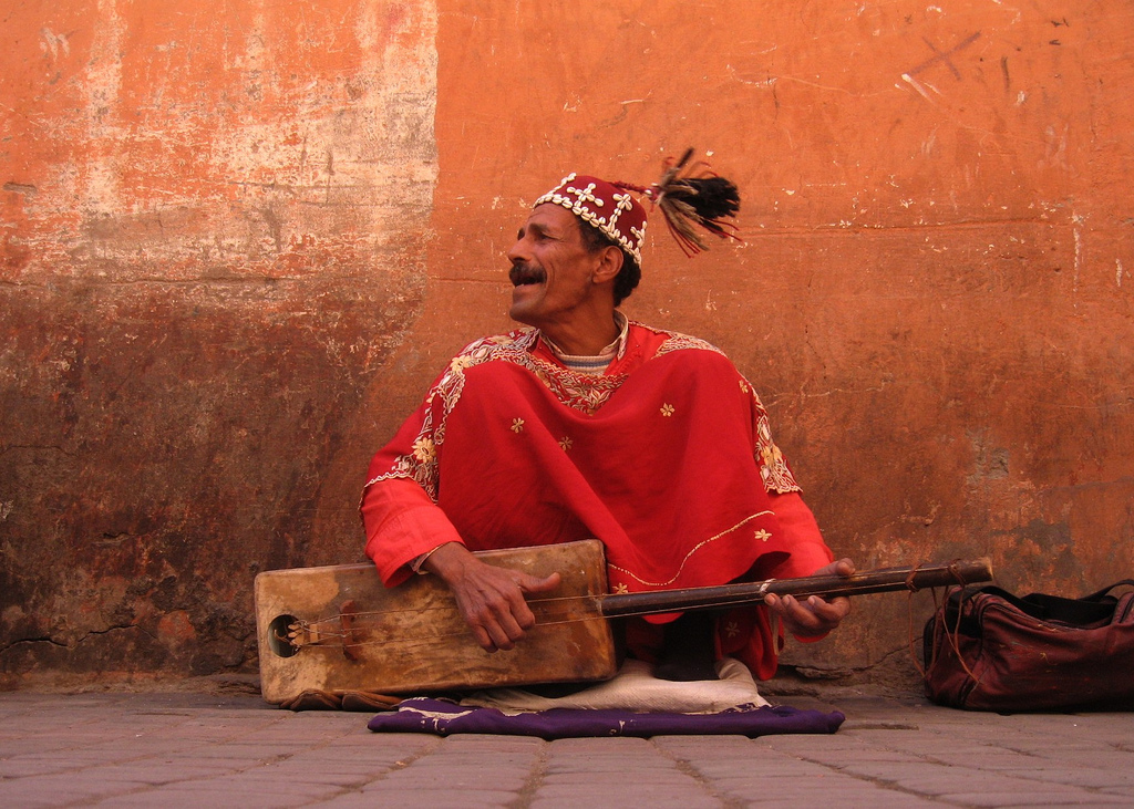The Music Man from Marrakech, Morocco