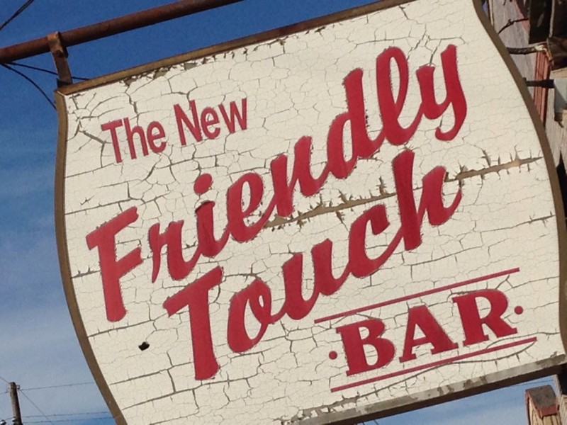 Sign: The New Friendly Touch Bar (New Orleans, Louisiana)