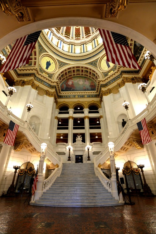 Pennsylvania State Capitol Building in Harrisburg