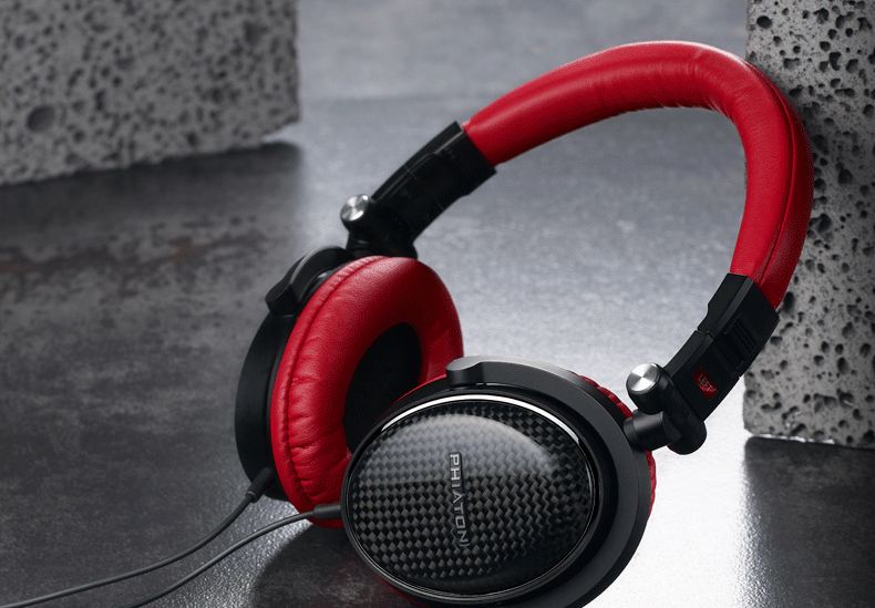 Phiaton MS 400 Moderna Series headphones (red)
