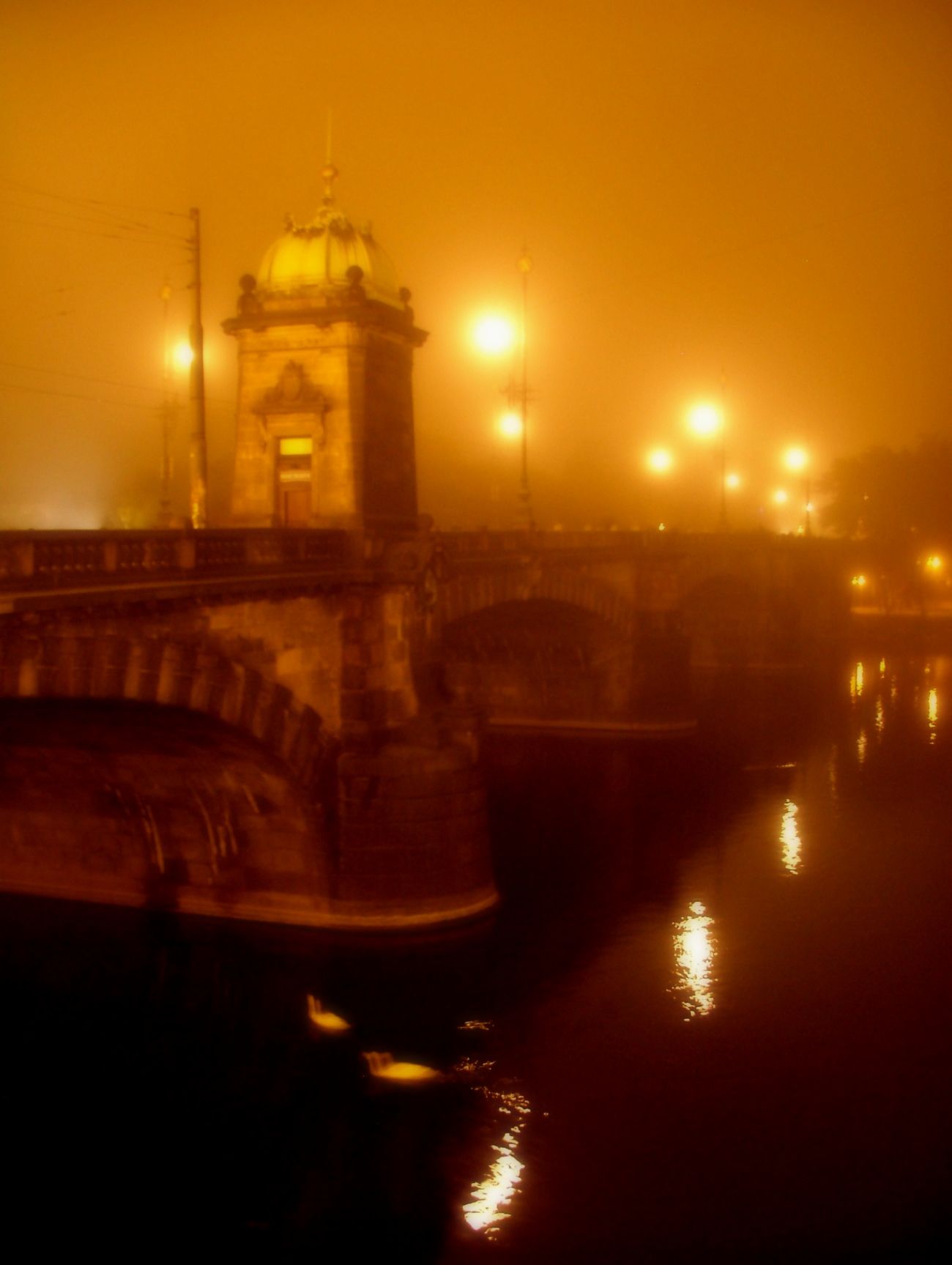Prague in Fog, Czech Republic
