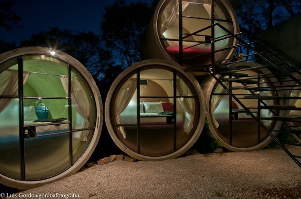 Tubohotel: Mexico's Recycled Concrete Tube Hotel