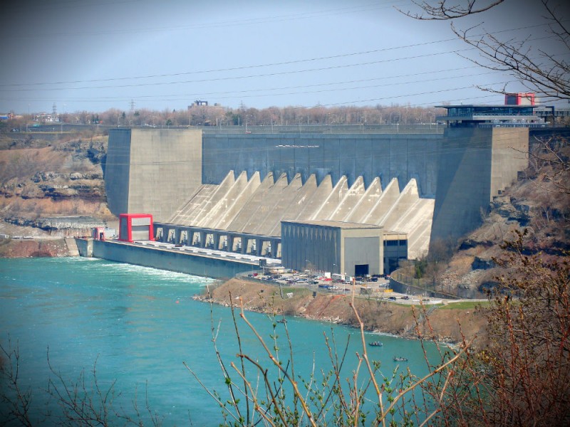 Robert Moses Hydroelectric Power Station in Niagara Falls, New York