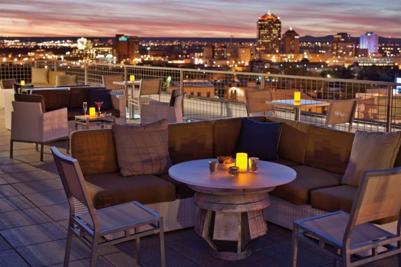 Rooftop Terrace at Albuquerque's Apothecary Lounge