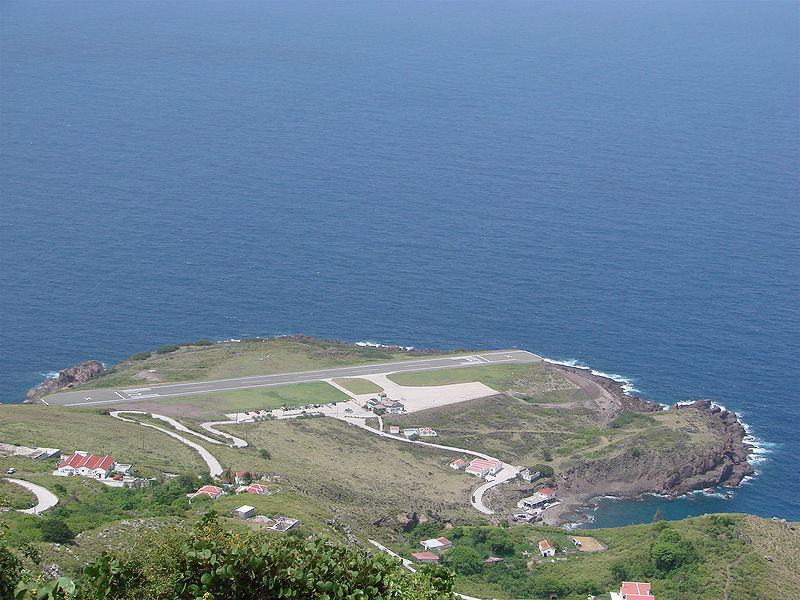 Saba Airport (Dutch Antilles)