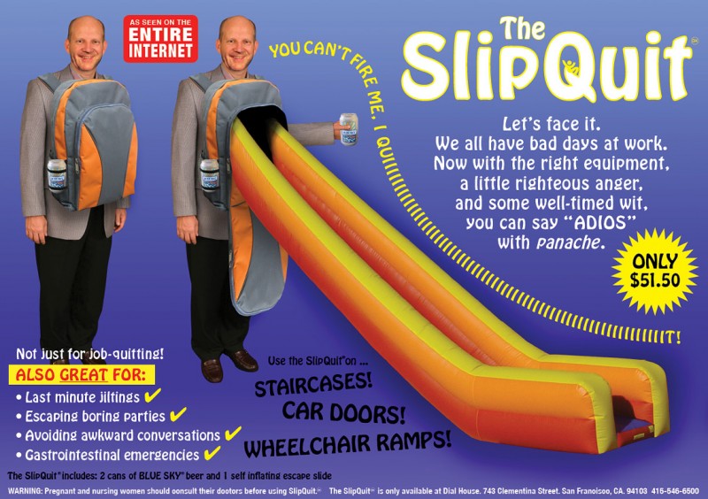 SlipQuit: Steven Slater Suit