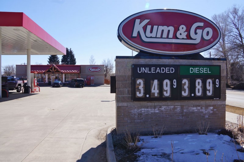 Kum & Go Filling Station, Northwest Wyoming
