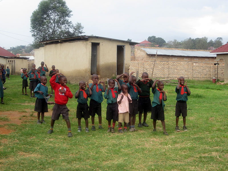 Children "Vogueing" in Uganda