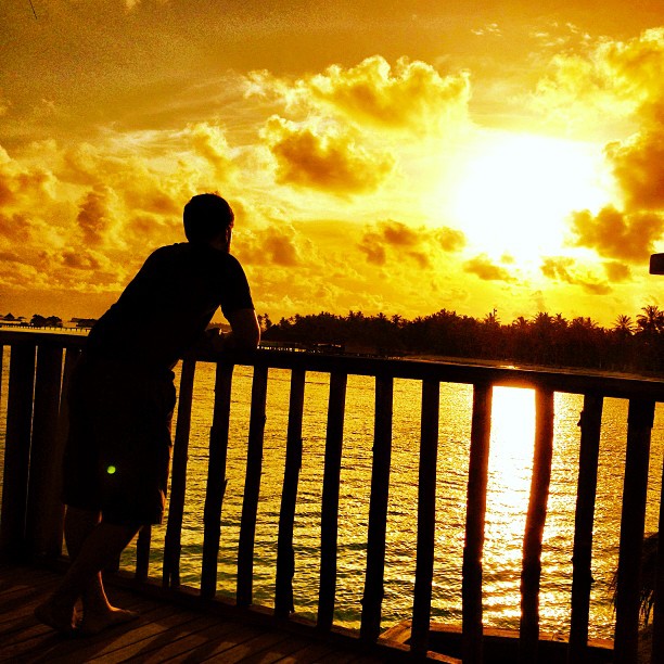 Sunrise at Gili Lankanfushi, Maldives