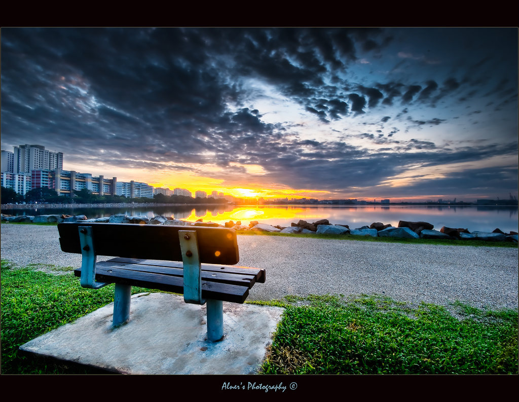 Sunrise Over Pandan Reservoir, Singapore