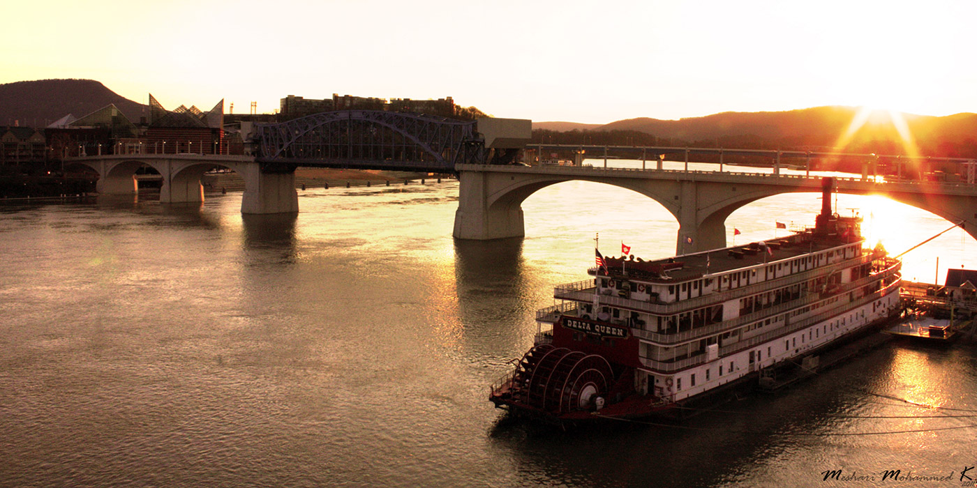Sunset on the Tennessee River, Chattanooga