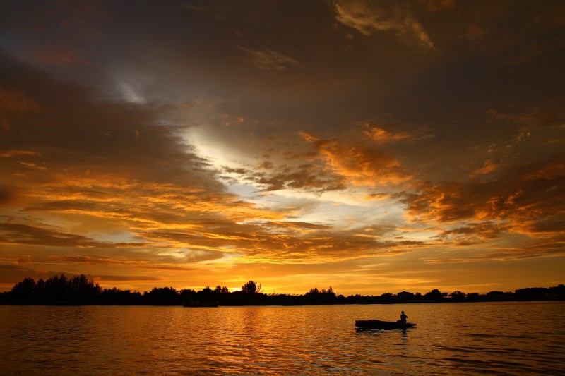 Sunset at Kota Kinabalu, Borneo