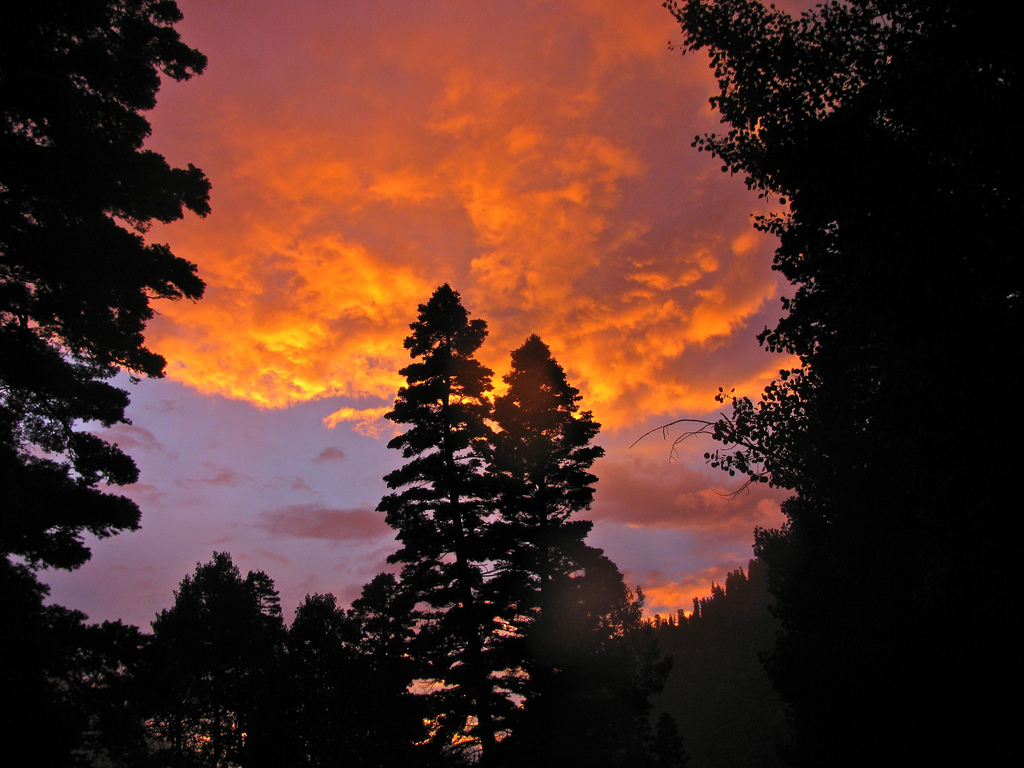 Sunset in Ouray, Colorado