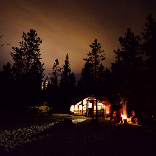 Aurora Borealis Viewing Lodge Outside Whitehorse in Canada's Yukon Territory