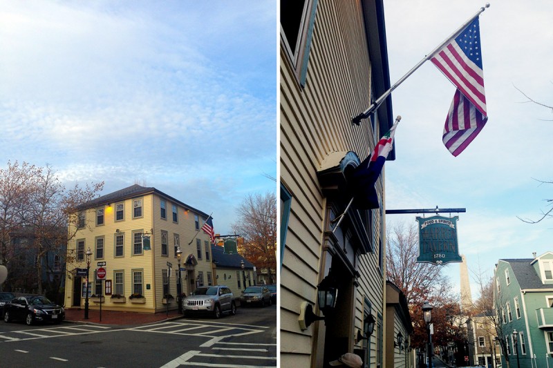 Historic Warren Tavern in Charlestown, Boston, Massachusetts