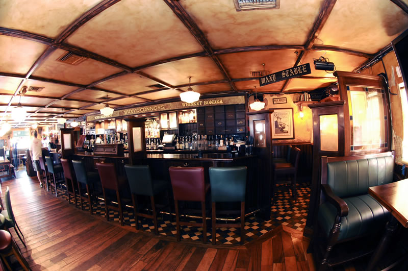 Bar at Waxy's Irish Pub, Fort Lauderdale, Florida