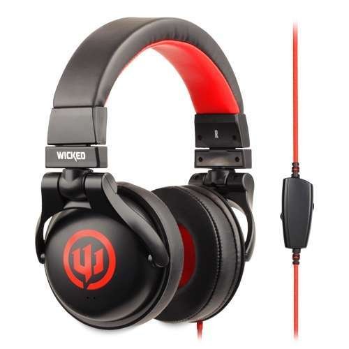Wicked Audio Solus Headphones (black/red)