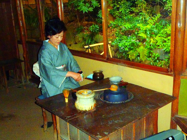 Traditional Tea Ceremony at Happo-en, Tokyo, Japan